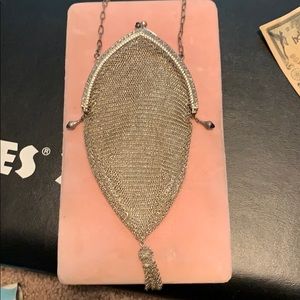 Vintage chain mail purse.